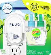 🌸 освежитель воздуха и устранитель запахов febreze plug-in: запасной блок и нагреватель масла gain original scent - 1 шт. логотип