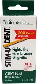 img 1 attached to 🦷 STIM-U-DENT Plaque Removers Value Pack Mint 8pk - 25 Count