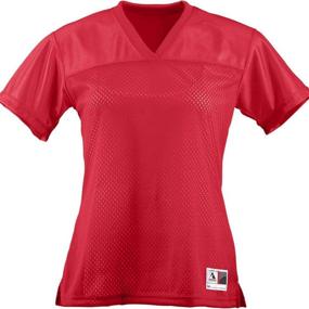 img 1 attached to 👕 Junior Fit Replica Football Tee for Girls by Augusta Sportswear