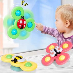img 4 attached to 🔵 NARRIO Suction Cup Spinning Top - A Perfect Gift Idea for Babies