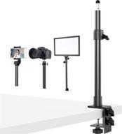 💪 yesker heavy duty desk mount stand: adjustable aluminum tabletop c-clamp light stand for dslr camera, ring light, video streaming logo