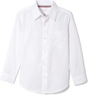 👔 classic dress shirt for boys - long sleeve french toast (standard & husky sizes) logo