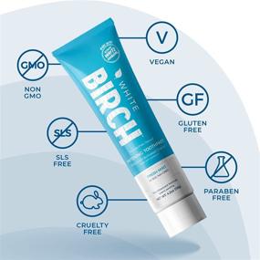 img 2 attached to 🌟 Whiter Smiles with White Birch Activated White Charcoal Whitening Toothpaste – Natural & Fluoride Free Oral Care for Professional Teeth Whitening