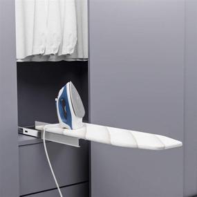 img 3 attached to 🔁 MYOYAY Retractable Pull Out Ironing Board: 180 Degree Rotation, Foldable & Space Saving, with Heat Resistant Cover and Drawer Mount