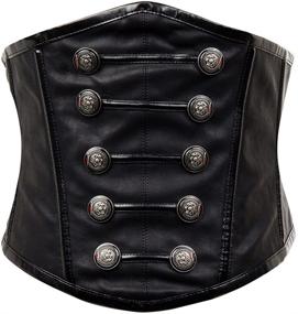 img 4 attached to Alivila Y Fashion Steampunk Corset 21674 Black L