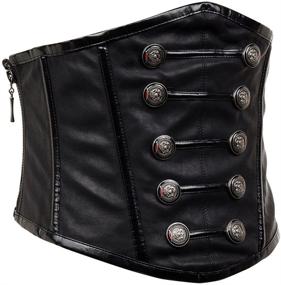 img 2 attached to Alivila Y Fashion Steampunk Corset 21674 Black L