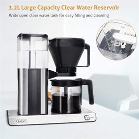 img 2 attached to Кофеварка Gevi One-Touch Pour Over Drip: прогрессивные функции, оптимальная температура заваривания и элегантный дизайн из нержавеющей стали