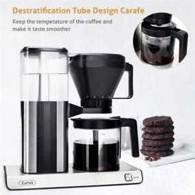 img 1 attached to Кофеварка Gevi One-Touch Pour Over Drip: прогрессивные функции, оптимальная температура заваривания и элегантный дизайн из нержавеющей стали