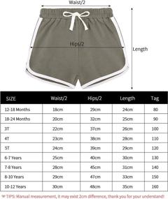 img 3 attached to 🏃 BOOPH 3 Pack Girls Athletic Shorts: Comfortable Cotton Workout, Running & Dance Dolphin Shorts
