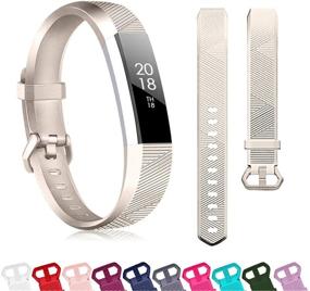 img 2 attached to Bands Compatible With Fitbit Alta/Alta HR For Women And Men Wearable Technology