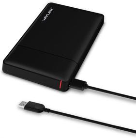 img 3 attached to 💾 WAVLINK USB 3.0 to SATA External Hard Drive Enclosure - 2.5 Inch SATA I/II/III/HDD/SSD, UASP &amp; 2TB Support (Black)