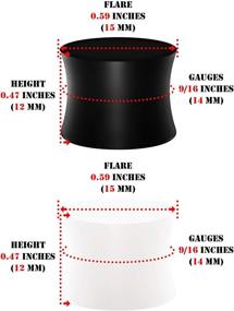 img 2 attached to BIG GAUGES Силиконовые носилки для пирсинга