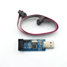 img 1 attached to 🔌 ZYAMY LC-01 51 AVR Programmer USBASP ISP Downloader USBISP Download Cable 10 Pin USB ATMEGA8