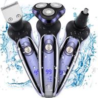 ceenwes 3-in-1 men's grooming kit with nose trimmer, sideburns trimmer | waterproof electric shaver, rechargeable cordless rotary shavers logo