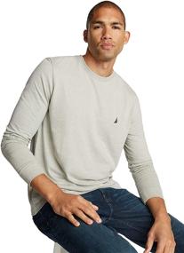 img 3 attached to 👕 Large Nautica Solid Sleeve T-Shirt - Men's Clothing, T-Shirts & Tanks