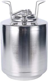 img 4 attached to YaeBrew Stainless Steel 2.6 Gallon Mini Ball Lock Keg System - Small Batch Homebrewing Beer Brewing Strap Handle (10L)