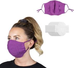 img 4 attached to 🧼 Wembley Lab Tested Adjustable Washable 10 Replaceable PPE for Occupational Health & Safety