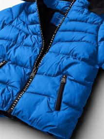 img 1 attached to 🧥 Perry Ellis Boys' Novelty Quilted Puffer Jacket with Printed Taping: Stylish and Warm Outerwear for Boys