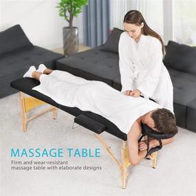 img 3 attached to VIVOHOME Portable Massage Therapy Carrying