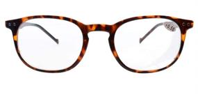 img 2 attached to 👓 Eyekepper Retro Reading Glasses for Women and Men, Tortoise Frame, +0.75 Strength, Stylish Eyeglasses