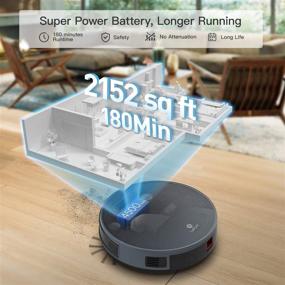 img 3 attached to Lefant Robot Vacuum and Mop: Self-Charging, Slim, Quiet Robotic Cleaner with Wi-Fi, Alexa 🤖 Voice Control, 2200Pa Suction, 180 Mins Runtime, for Pet Hair, Hard Floors, Medium-Pile Carpets (M571)