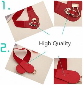 img 1 attached to 👗 Elastic Stretch Buckle Decorative Women's Dress Accessories