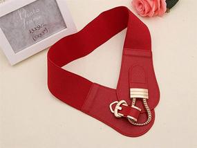 img 3 attached to 👗 Elastic Stretch Buckle Decorative Women's Dress Accessories