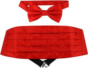 img 2 attached to Cumberbund BowTie PAISLEY Design Cummerbund