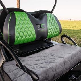 img 4 attached to 🏌️ Golf Cart Seat Covers: Essential Accessories for Club Car - Travel in Style with Seat Blankets