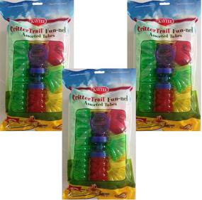 img 1 attached to KAYTEE CritterTrail Fun-nels Assorted Tubes - Bundle of 3 Packages for Unlimited Fun!