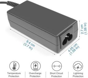 img 1 attached to 🔌 JUYOON 45W USB-C Chromebook Charger for HP L43407-001, 934739-850, and 844205-850 | Compatible with Chromebook x360 11 14, Chromebook 11 11A G8 G7 G6, Chromebook 14 G5 G614a 14b 14c Pro c640 Elite c1030