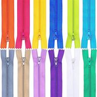 🧵 50pcs bulk nylon coil zippers in 25 vibrant colors - essential supplies for tailor sewing crafts, 20-inch length logo