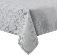 lahome elegant floral damask jacquard tablecloth logo