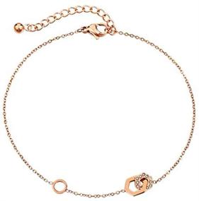 img 4 attached to 💎 Stylish Adjustable GELVTIC Gold Bangle Set - Ideal Gift for Women & Girls