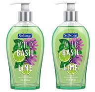 🌿 softsoap wild basil & lime hand soap 13 fl oz (2-pack) logo