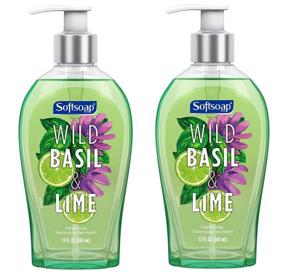 img 4 attached to 🌿 Softsoap Wild Basil & Lime Hand Soap 13 Fl Oz (2-Pack)