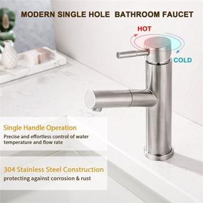 img 3 attached to Revolutionize Your Bathroom Cleaning with the Brushed Lavatory Rotating Bathroom Sprayer