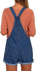 img 2 attached to Utyful Womens Adjustable Overalls Shortalls Women's Clothing and Jumpsuits, Rompers & Overalls