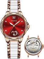 olevs automatic watches bracelets wristwatches logo