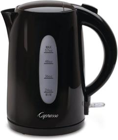 img 2 attached to 🔥 Efficient and Stylish: Capresso Black 1.7 Liter Electric Water Kettle for Quick Boiling