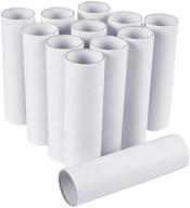 📦 juvale 12 pack craft rolls - round cardboard paper tubes for diy crafts and classroom art projects - 1.6 x 5.9 inches, white - buy now! logo