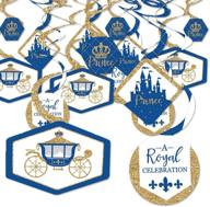 royal prince charming birthday decoration logo