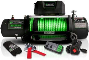 img 4 attached to 🧗 STEGODON S2 Electric Winch - 9500 lb. Load Capacity, 12V IP67 Waterproof Winch with Hawse Fairlead, Synthetic Rope, Wireless Handheld Remote and Wired Handle