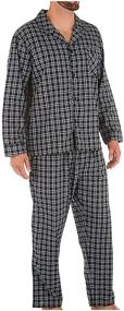 img 1 attached to 👖 Hanes Woven Plain Weave Pajama for Men - Small Sized Sleepwear