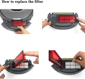 img 1 attached to 🧹 12 пакетов фильтров BTFilter высокой эффективности HEPA для роботов-пылесосов iRobot Roomba 800 900 Series 860 870 880 960 980