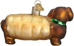 img 2 attached to 🌲 Old World Christmas Collection Glass Blown Ornaments: Adorable Wiener Dog Decor for Your Christmas Tree!