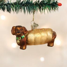 img 3 attached to 🌲 Old World Christmas Collection Glass Blown Ornaments: Adorable Wiener Dog Decor for Your Christmas Tree!