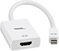 pack of 10 amazon basics mini displayport thunderbolt to hdmi display adapters, compatible with apple imac and macbook logo