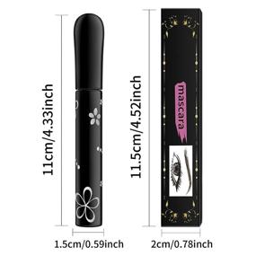 img 3 attached to 💫 Ownest 6 Colors Mascara Set: Waterproof and Long Lasting Rainbow Color Fiber Mascara for Charming Lashes