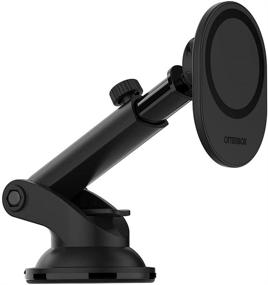 img 4 attached to 🚗 Enhance Your Driving Experience with OtterBox Performance Car Dash & Windshield Mount for MagSafe - Sleek Black Design